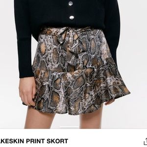 Zara Snakeskin skirt